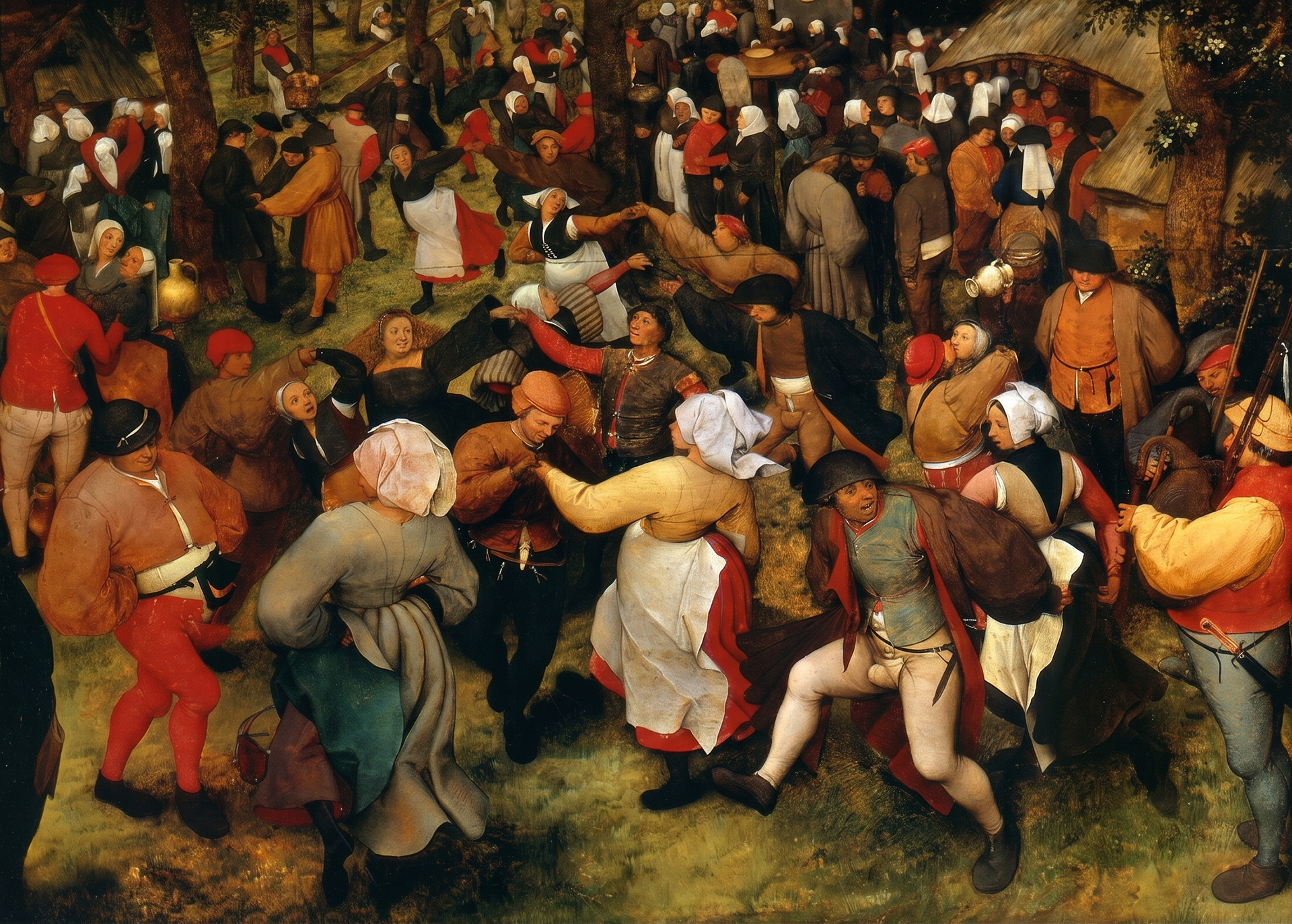 Historische Darstellung Tanz