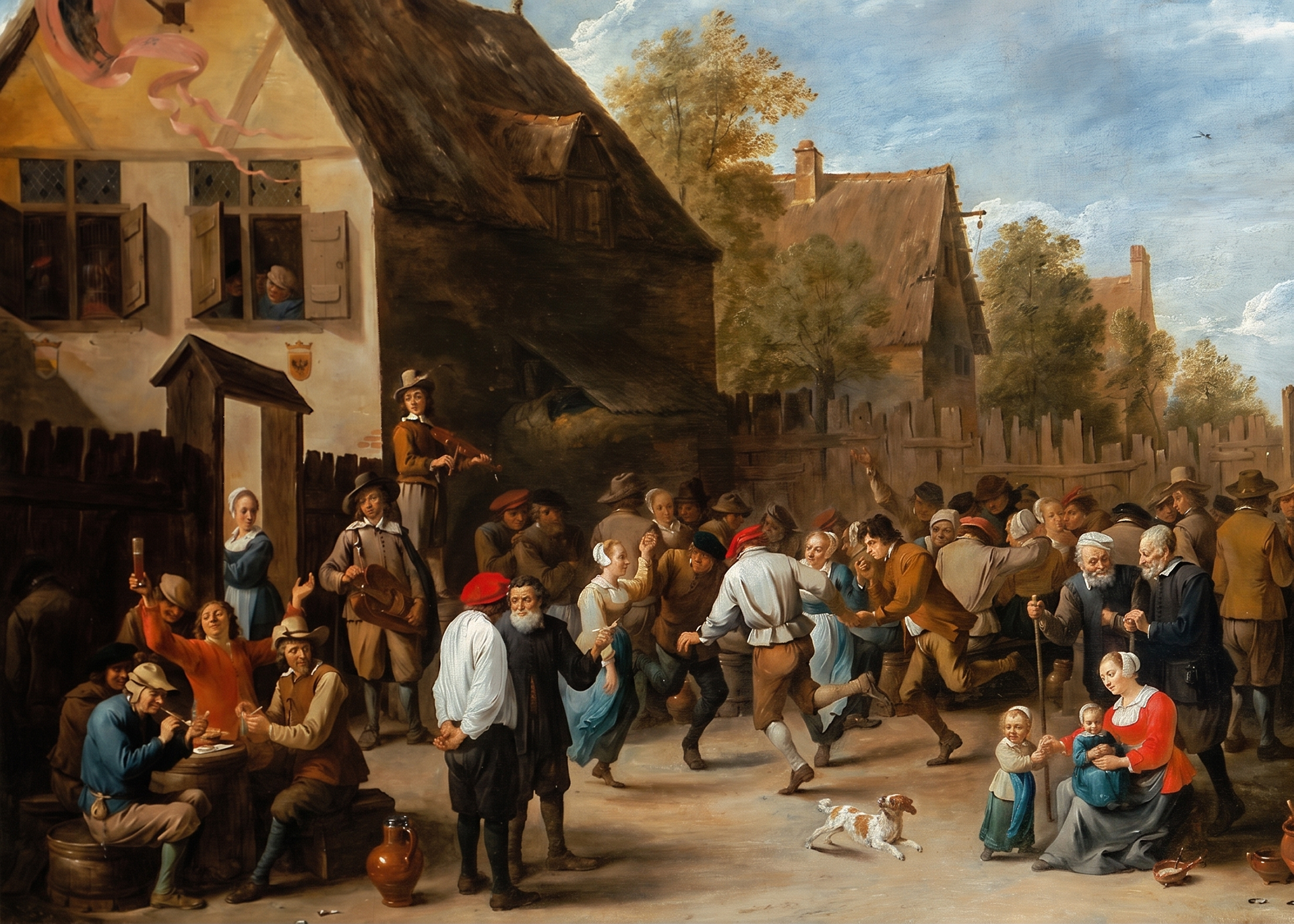 Historische Darstellung Tanz